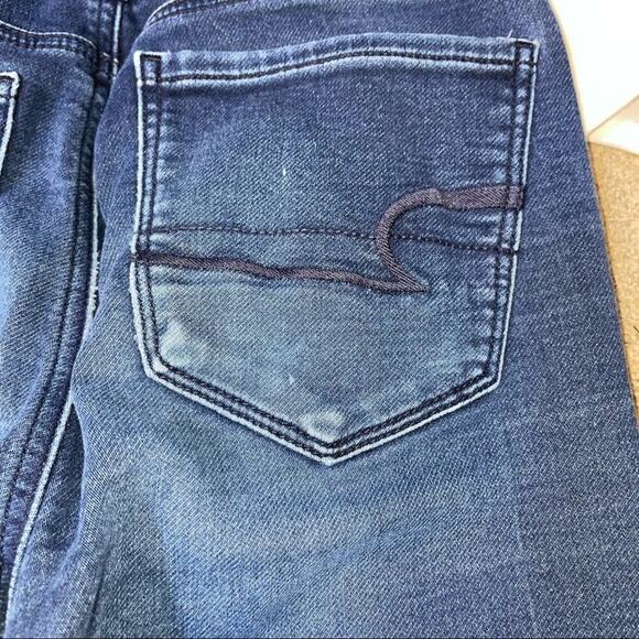 American Eagle jeans Super High rise jeggings medium was SZ 2 Super stretch - Picture 8 of 14